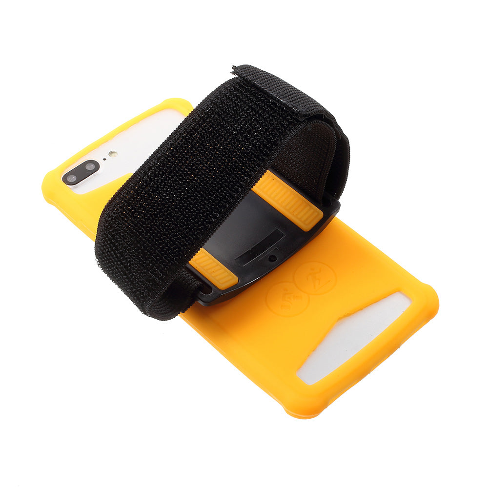 4.0-4.2inch Noctilucent Sports Armband Casing for iPhone 5 / 5c / 5s etc - Orange