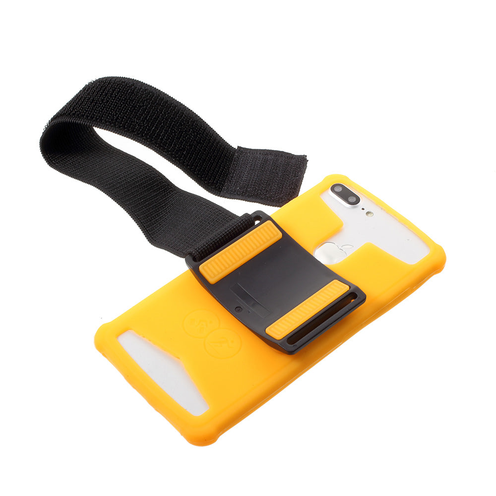 4.0-4.2inch Noctilucent Sports Armband Casing for iPhone 5 / 5c / 5s etc - Orange
