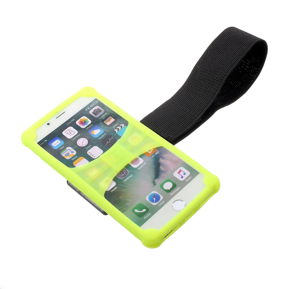 4.0-4.2inch Noctilucent Sports Armband Cover for iPhone 5 / 5c / 5s etc - Yellow