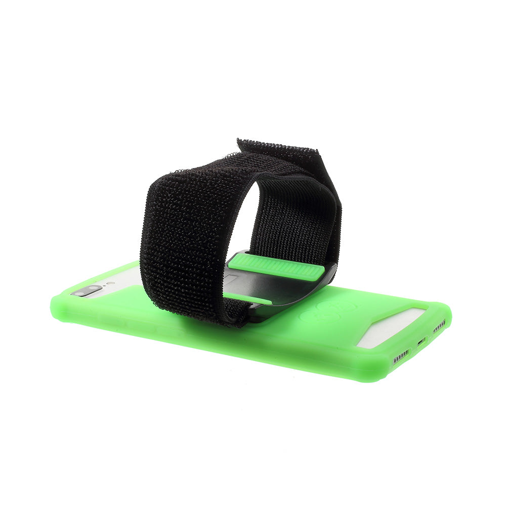 4.0-4.2inch Noctilucent Running Sports Armband Shell for iPhone 5 / 5c / 5s etc - Green
