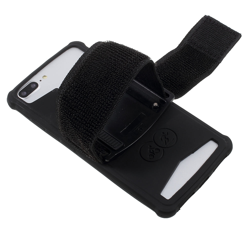 Universal Silicone Sports Armband Case for iPhone SE/5s/5, 4.0 - 4.2 inch Smartphones - Black