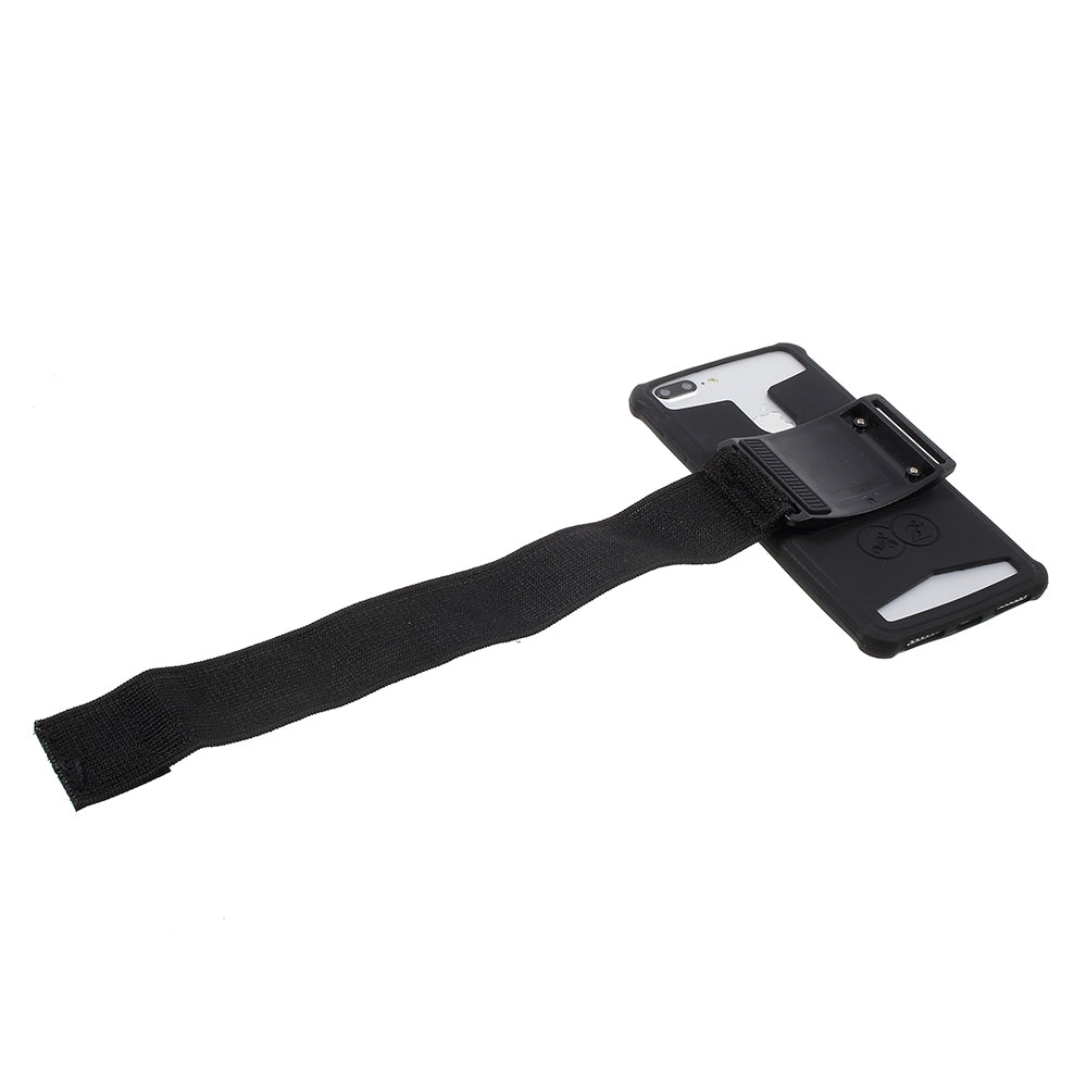 Universal Silicone Sports Armband Case for iPhone SE/5s/5, 4.0 - 4.2 inch Smartphones - Black