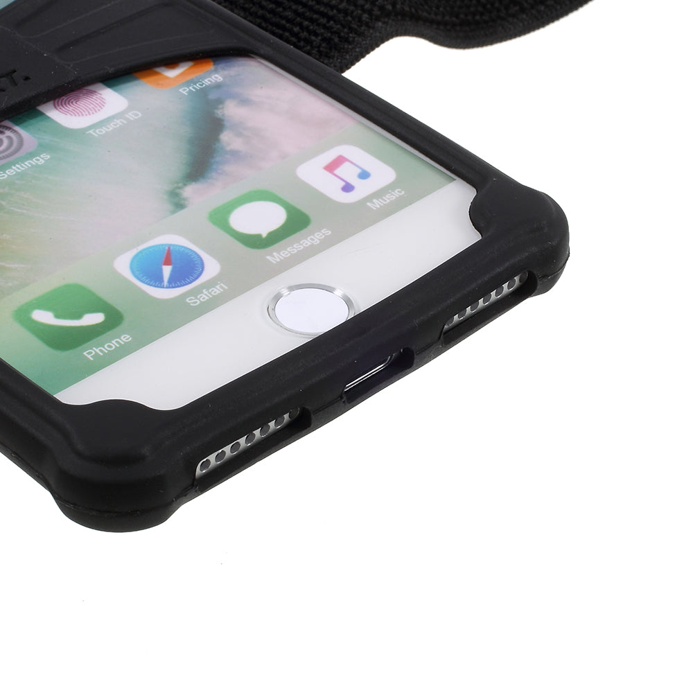 Universal Silicone Sports Armband Case for iPhone SE/5s/5, 4.0 - 4.2 inch Smartphones - Black