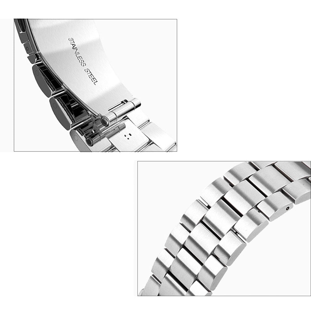 XINCUCO Stainless Steel Watch Band for Apple Watch Series 8 45mm / Ultra 49mm / 7 45mm / Series / 6 SE / SE (2022) / 5 / 4 44mm / Series 3 / 2 / 1 42mm with Axle Connectors