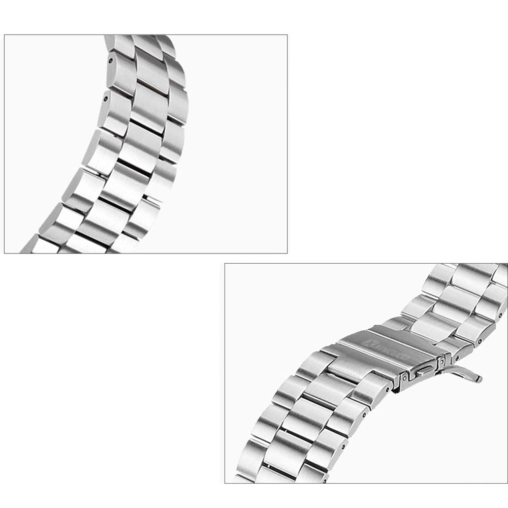 XINCUCO Stainless Steel Watch Band for Apple Watch Series 8 45mm / Ultra 49mm / 7 45mm / Series / 6 SE / SE (2022) / 5 / 4 44mm / Series 3 / 2 / 1 42mm with Axle Connectors