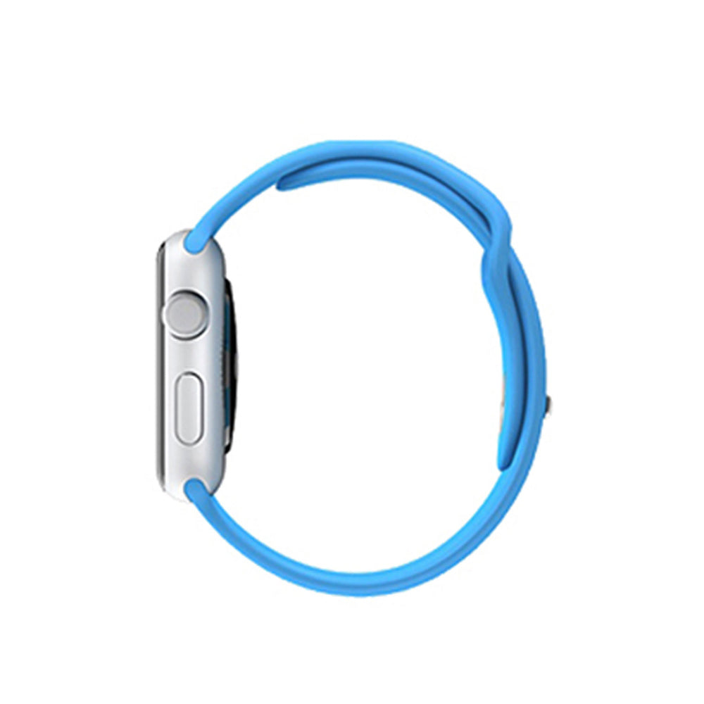 Uniqkart for Apple Watch Series 8 7 41mm / Series 6 SE / SE(2022) 5 4 40mm / Series 3 2 1 38mm Silicone Sport Wristband - Blue