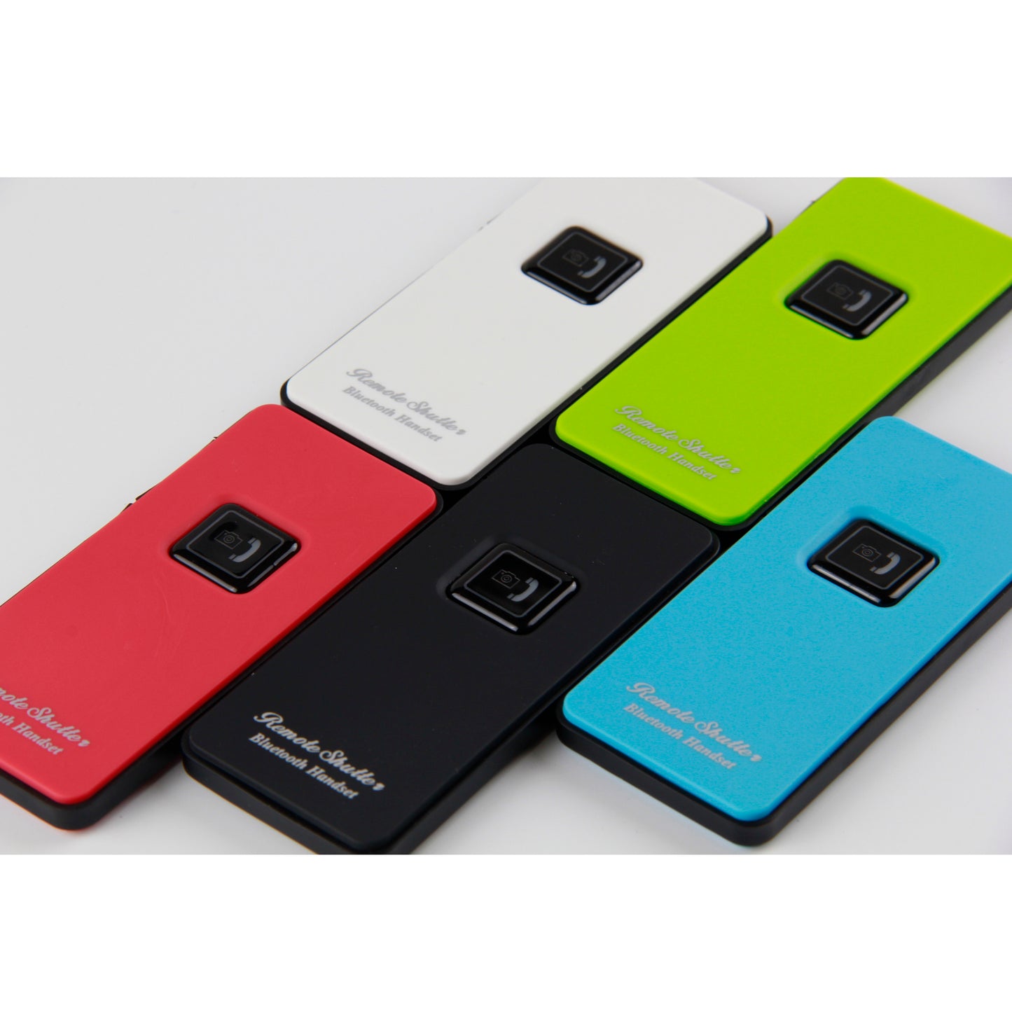 2-in-1 Bluetooth 4.1 Handset Headphone + Remote Shutter Control for Android/iOS Devices - White