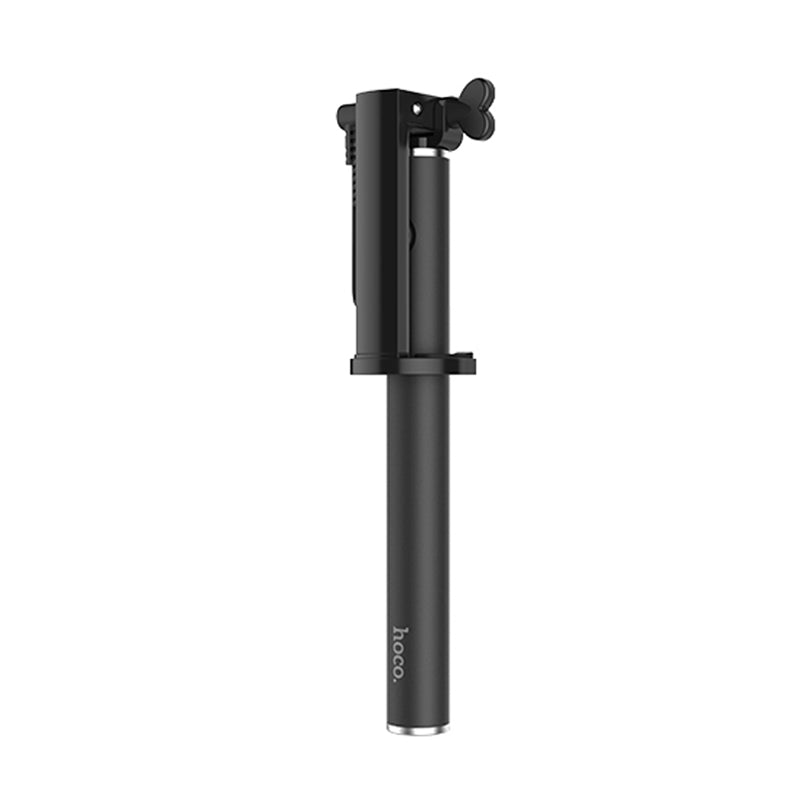 Hoco K5 Neoteric Portable Extendable 3.5mm Plug Wire Controllable Selfie Stick for iPhone Samsung Huawei - Black