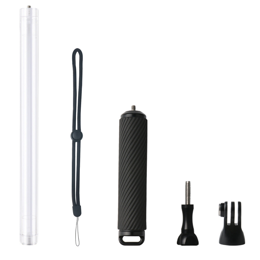 17 inch Waterproof Selfie Stick 40m Underwater Selfie Stick for GoPro Camera - Black