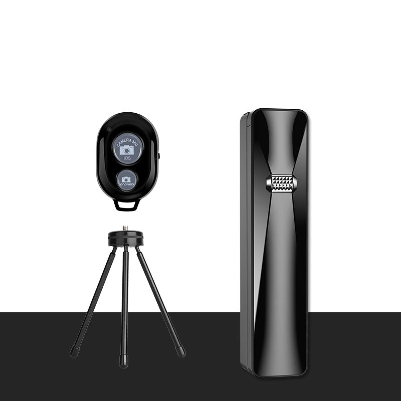 Uniqkart US-ZB051 M2 Mini 3.5mm Wired LED Fill Light Selfie Stick for Samsung Xiaomi, etc - Black