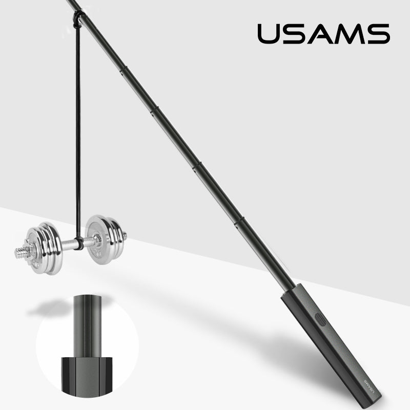 Uniqkart US-ZB069 Wireless Selfie Stick 80cm for iPhone Samsung Huawei - Black