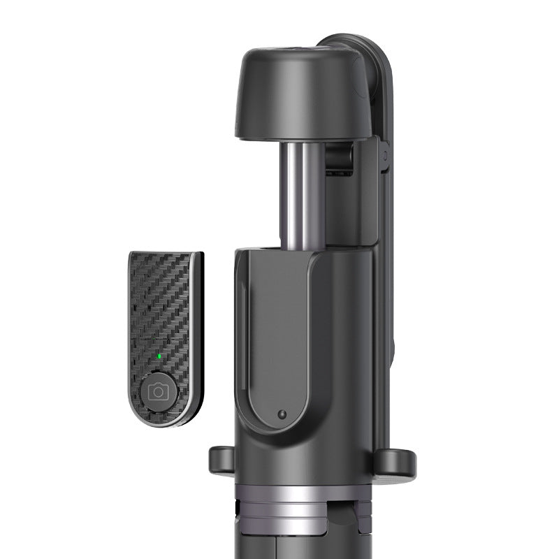 MAGIC SHADOW M12 Portable Extendable Phone Selfie Stick Tripod with Bluetooth Remote Control - Black