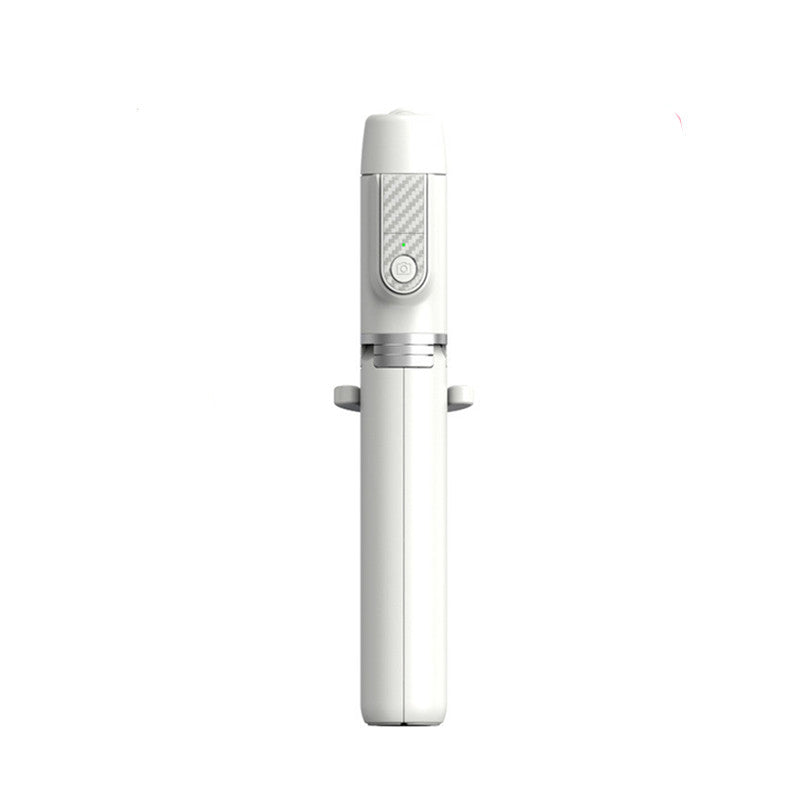 MAGIC SHADOW M12 Portable Extendable Phone Selfie Stick Tripod with Bluetooth Remote Control - White