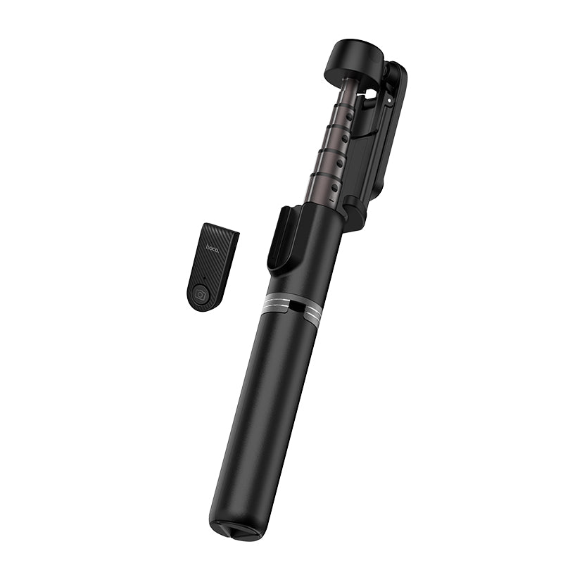 Uniqkart K11 Wireless Bluetooth Selfie Stick Handheld Smart Phone Camera Tripod with Wireless Remote for iOS Android - Black