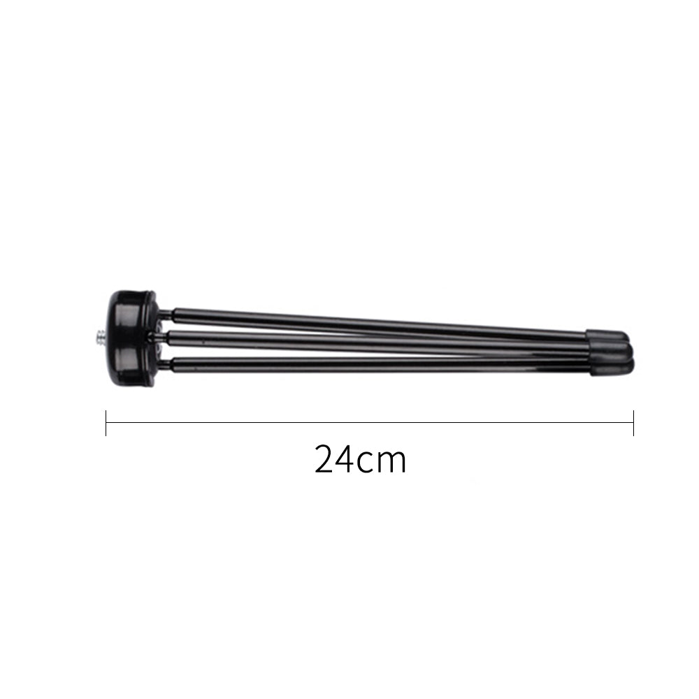 J26 LED Ring Light + Mini Metal Tripod (Size M) + 38cm Eccentric Tube Telescopic Rod Bluetooth Remote Control