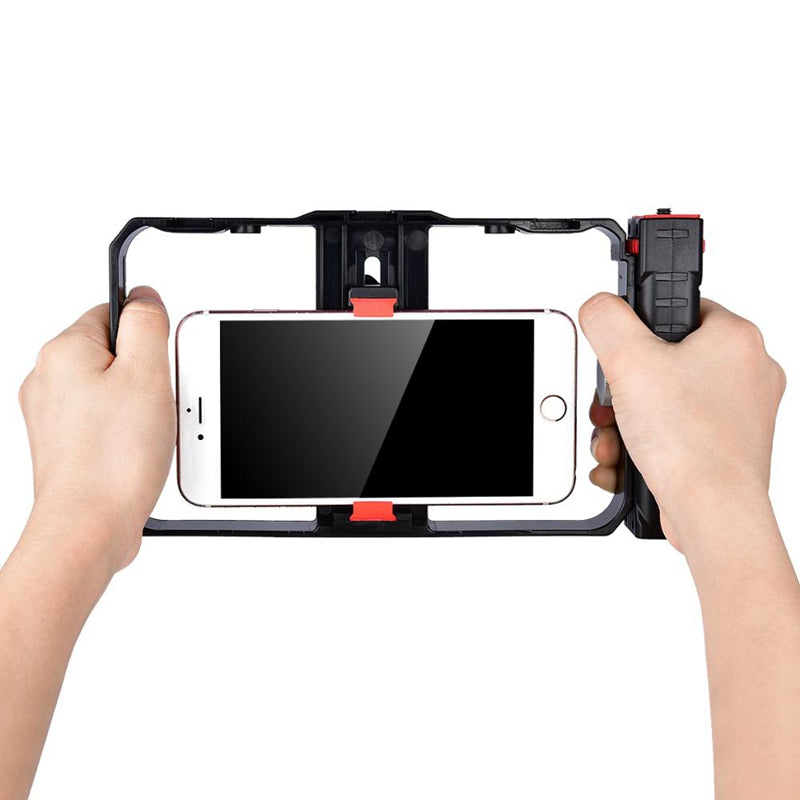 Yelangu PC02 Smartphone Video Rig Filmmaking Case Phone Video Stabilizer Grip Mount