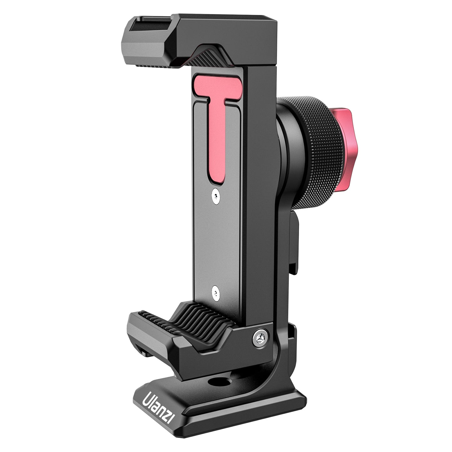 ULANZI ST-27 Metal Phone Clip 360° Shooting Smartphone Clamp with 1/4inch Cold Shoe Tripod Mount Base