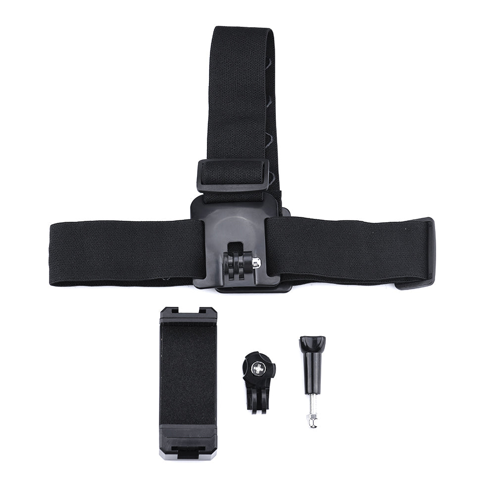 EWB8862 Universal Phone Holder Head Strap Mount Adjustable Headband Holder for Mobile Phone/Sports Camera