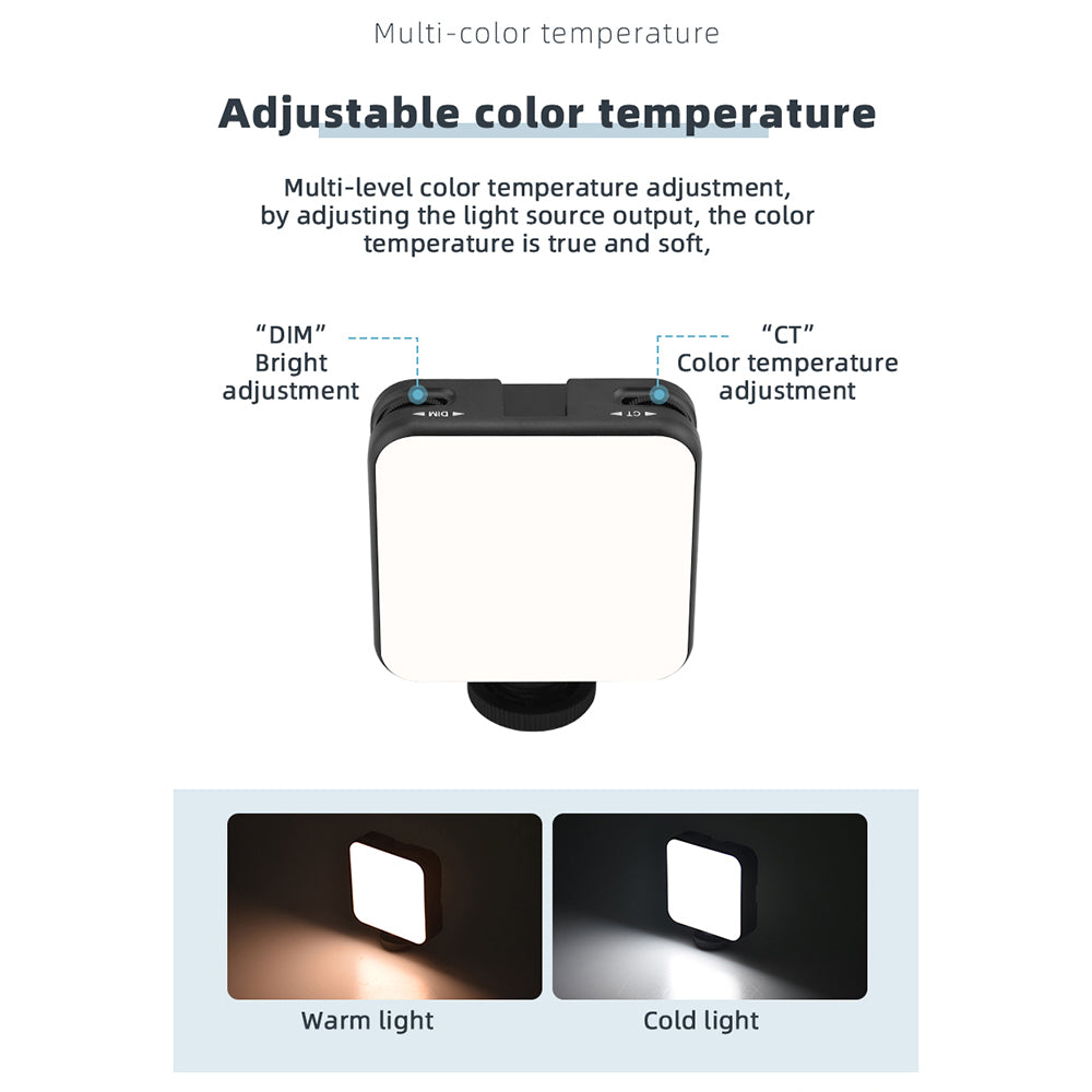 EWB8376_2 64 LEDs Meeting Fill Light Phone Clamp Live Broadcast Fill Light
