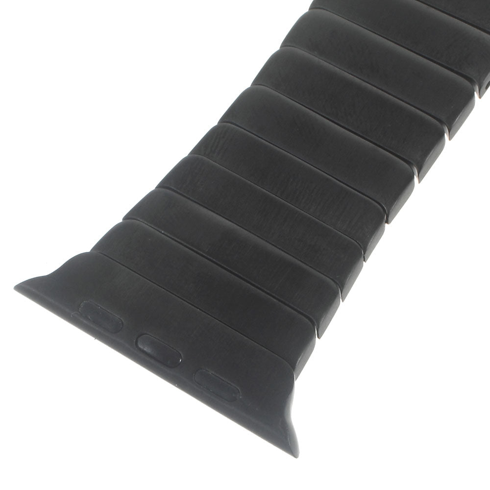 Stainless Steel Watchband for Apple Watch Series 8 45mm / Ultra 49mm / 7 45mm / Series / 6 SE / SE (2022) / 5 / 4 44mm / Series 3 / 2 / 1 42mm (Undetachable) - Black