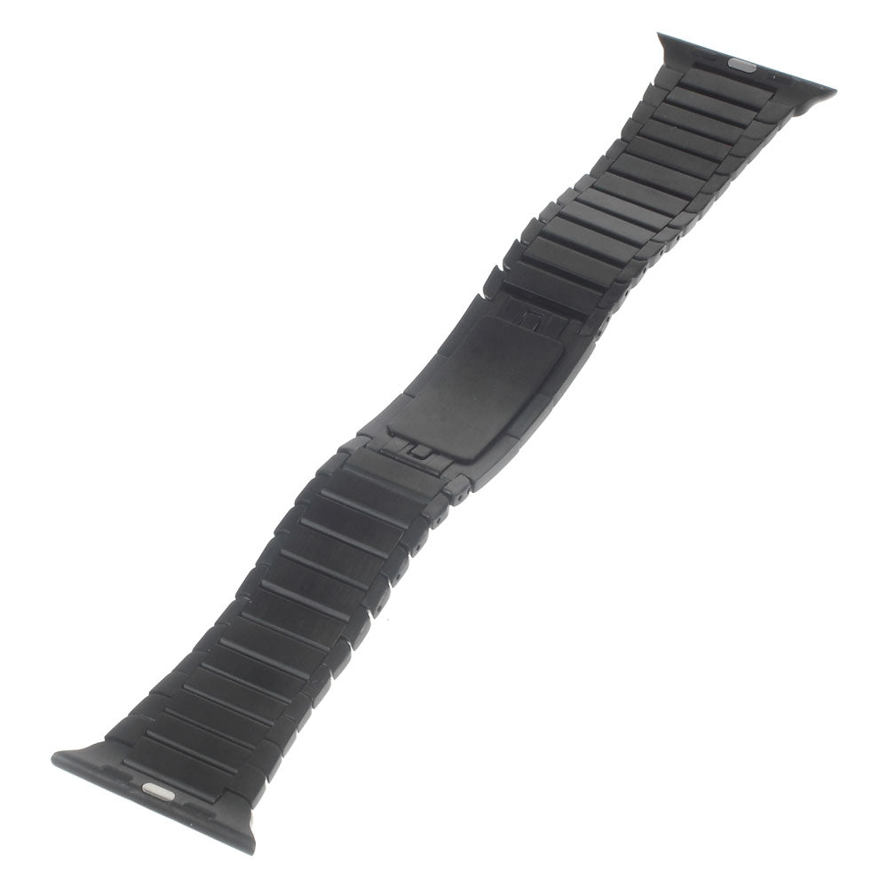 Stainless Steel Watchband for Apple Watch Series 8 45mm / Ultra 49mm / 7 45mm / Series / 6 SE / SE (2022) / 5 / 4 44mm / Series 3 / 2 / 1 42mm (Undetachable) - Black