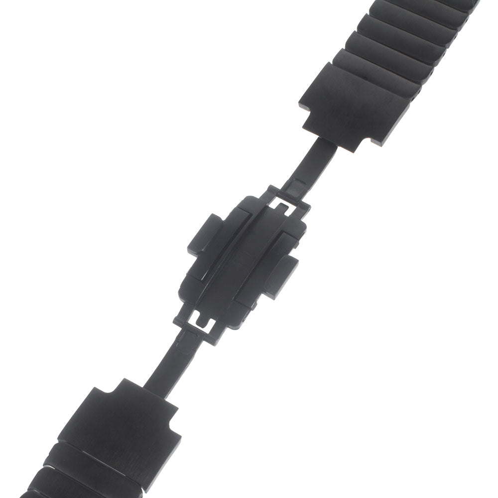 Stainless Steel Watchband for Apple Watch Series 8 45mm / Ultra 49mm / 7 45mm / Series / 6 SE / SE (2022) / 5 / 4 44mm / Series 3 / 2 / 1 42mm (Undetachable) - Black