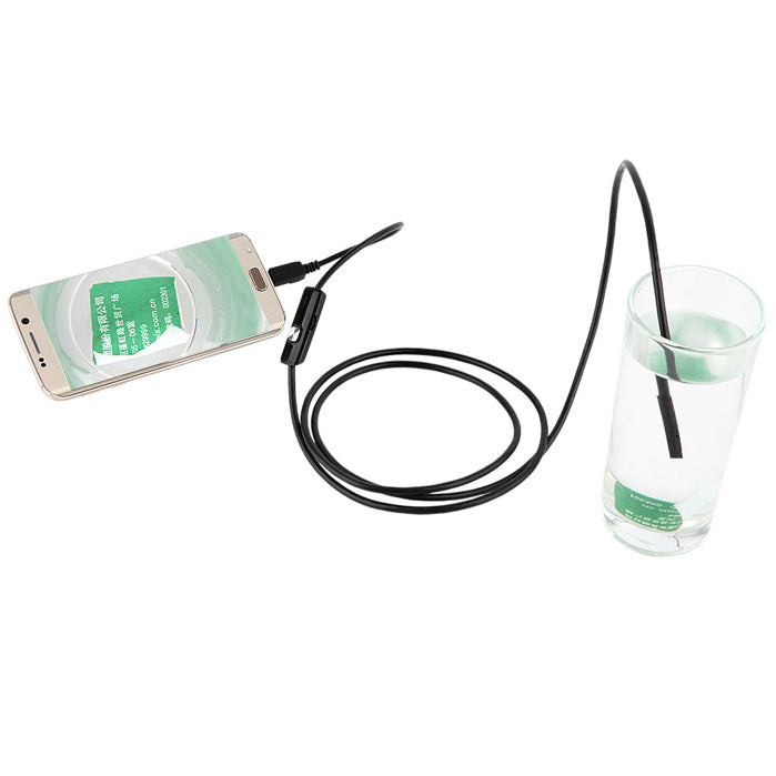 1m Tough Cable AN97 Waterproof Micro USB Endoscope Snake Tube Inspection Camera for Android Phone with OTG