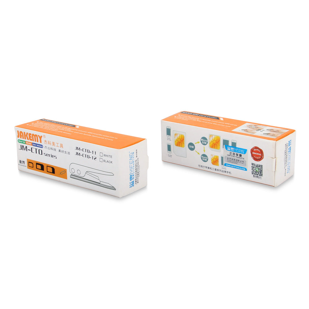 Jakemy JM-CT0-12 Universal Micro Sim Card Cutter for iPhone Most Phone - Black