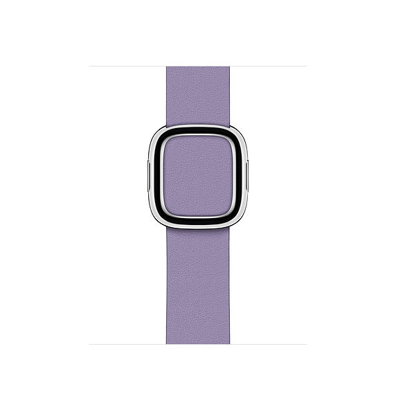 Modern Style Genuine Leather Watchband with Magnetic Buckle for Apple Watch Series 8 45mm / Ultra 49mm / 7 45mm / Series 6 SE / SE (2022) / 5 4 44mm / Series 3 2 1 42mm - Purple