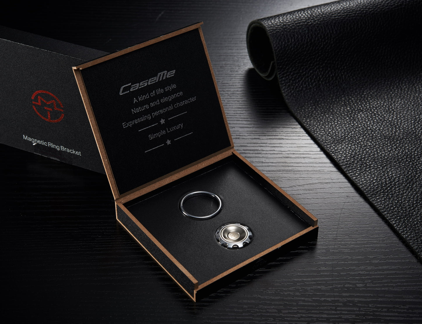 Caseme Universal Desktop Mount Magnetic Gear Fidget Spinner for iPhone 7, Samsung S8 - Rose Gold Color