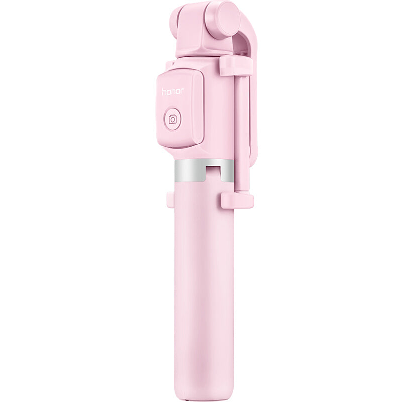 HUAWEI HONOR AF15 2 in 1 Smartphone Tripod Stand and Selfie Stick Bluetooth Control for Huawei P10 etc. - Pink