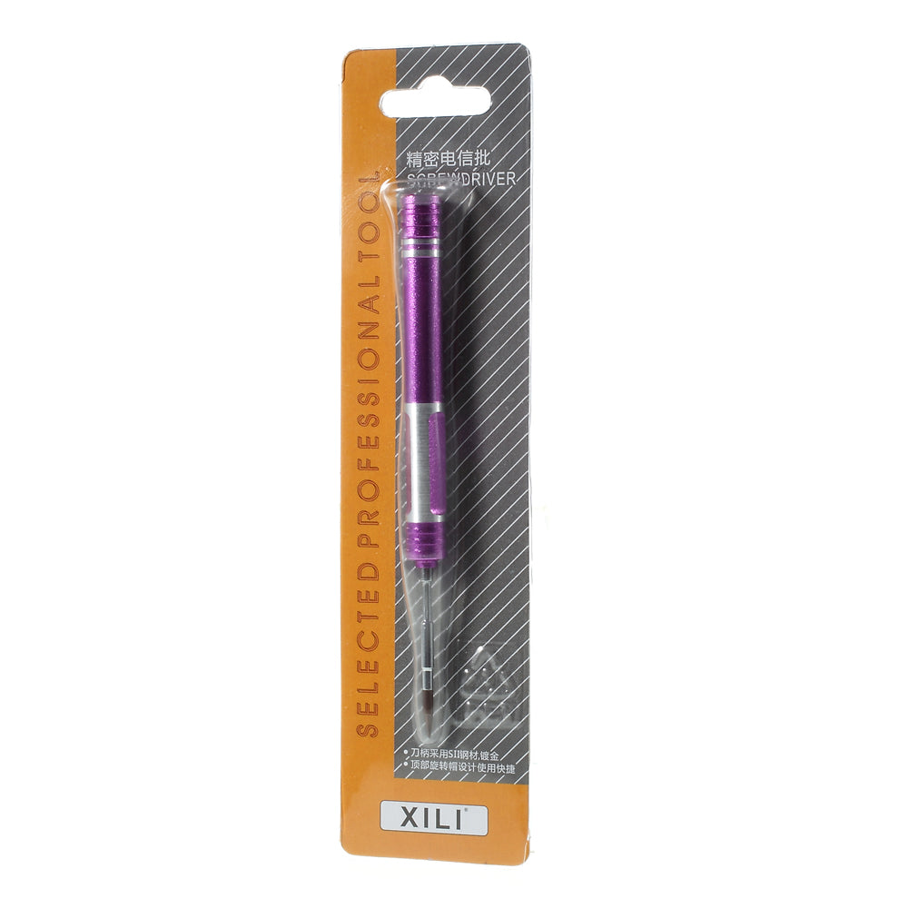XILI 0.6 x 40mm Triangle Screwdriver Repair Tool for Apple Watch - Purple