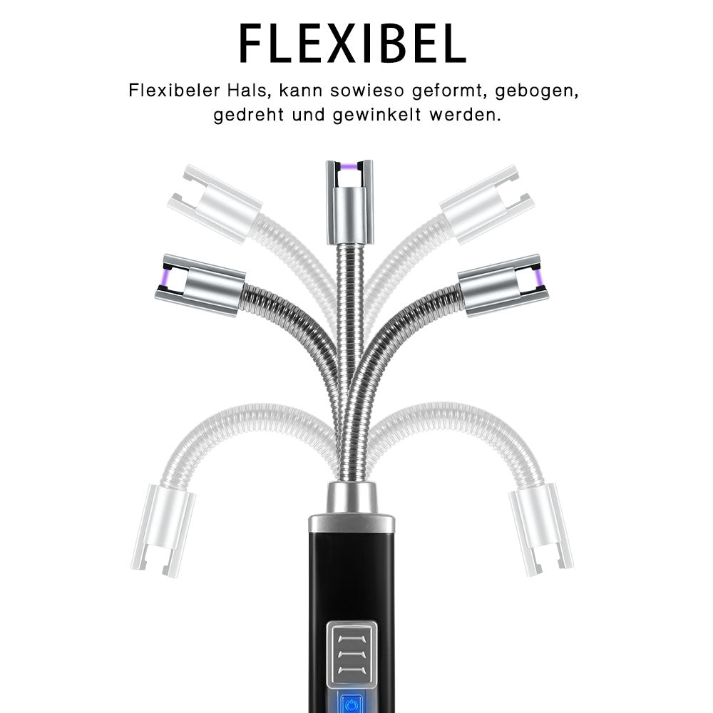 USB Electric Arc Lighter Long Neck Rechargeable Flameless Lighter