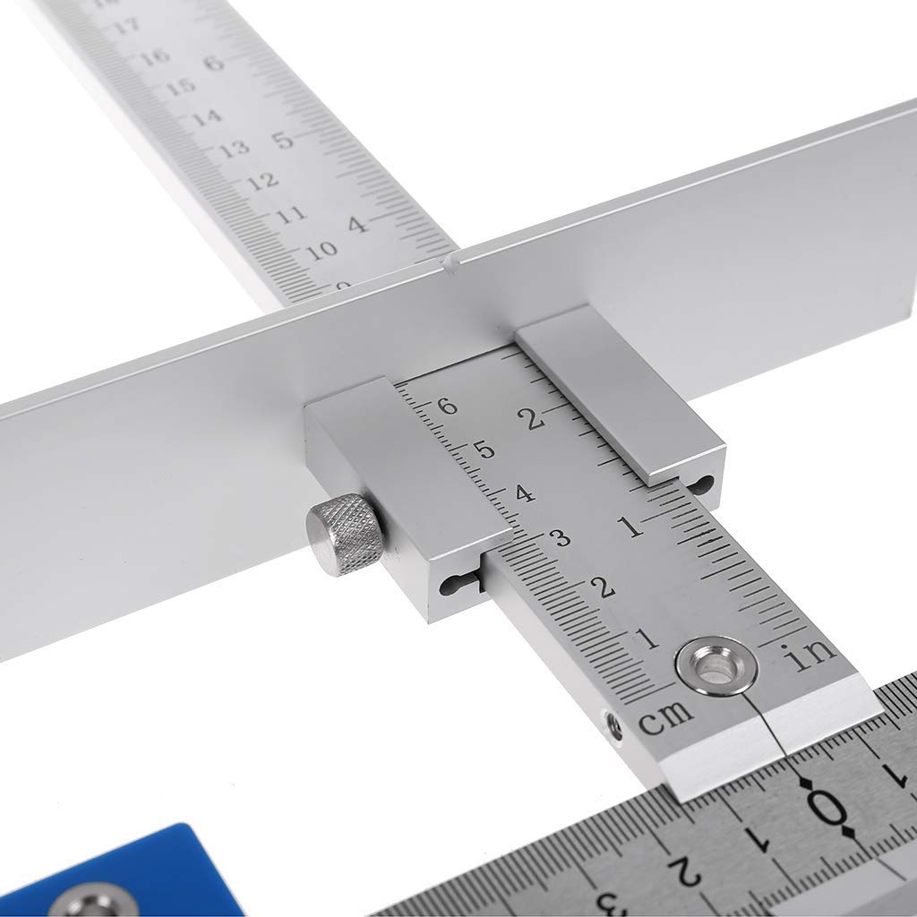 Cabinet Hardware Jig Punch Locator Drill Guide Sleeve Drill Template Guide for Door Drawer Handle Knobs Pull Installation Aluminum Alloy - Inch and Metric