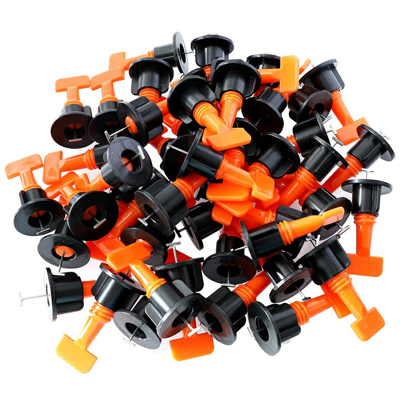 50Pcs/Pack Anti-lippage Reusable Tile Leveling System Positioning T-lock Tools