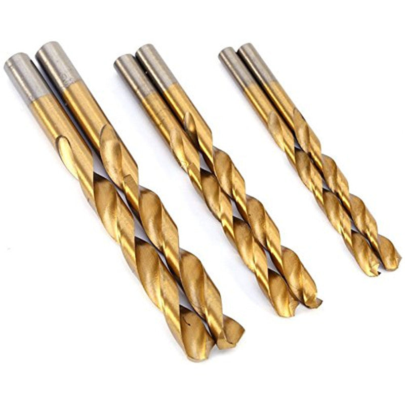 99Pcs/Set 1.5mm - 10mm Titanium HSS Drill Bits