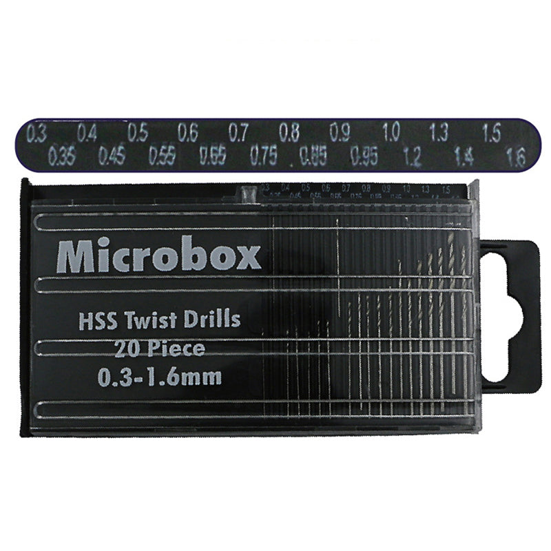 20PCS/Pack HSS Metric Twist Drill Bit Set Professional Tool