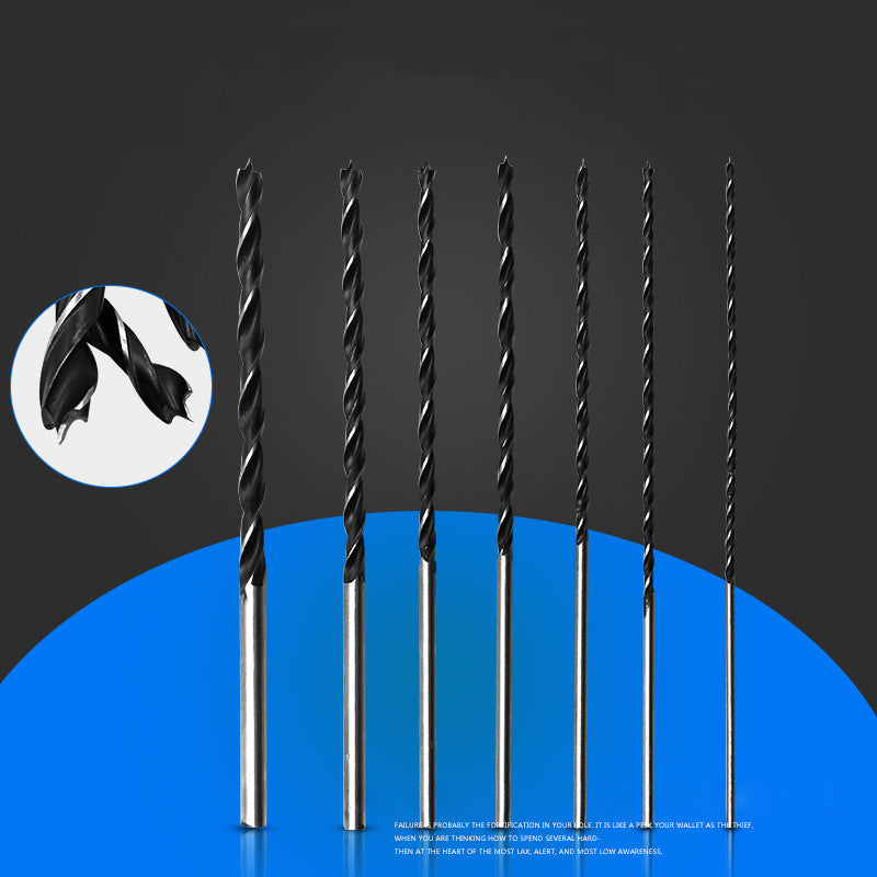 7Pcs/Set 300mm Long High-carbon Steel Twist Drill Bit Wood Drills Set