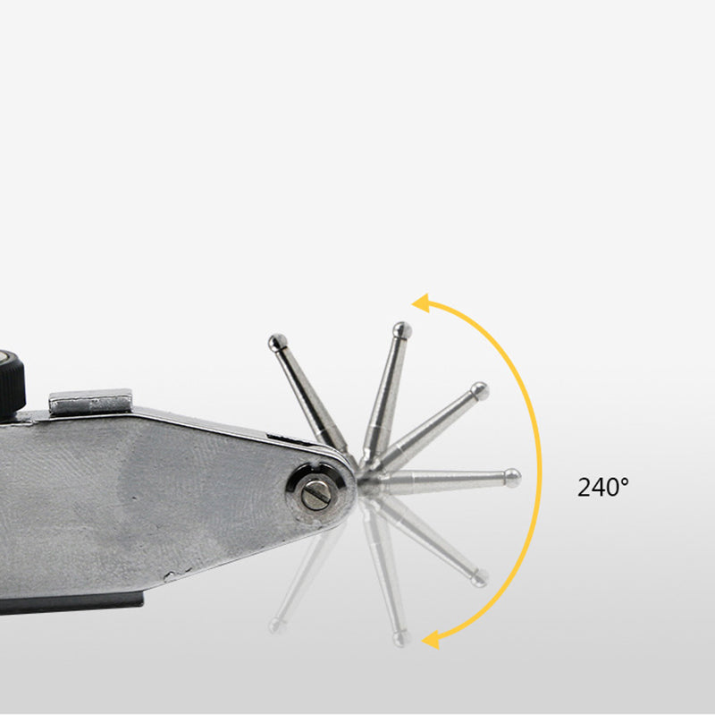 Accurate Dial Gauge Test Indicator Precision Metric with Dovetail Rails Mount