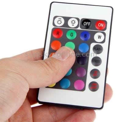 DC 12V Sound Sensor Music IR LED Controller 24 key Remote for RGB Light Strip