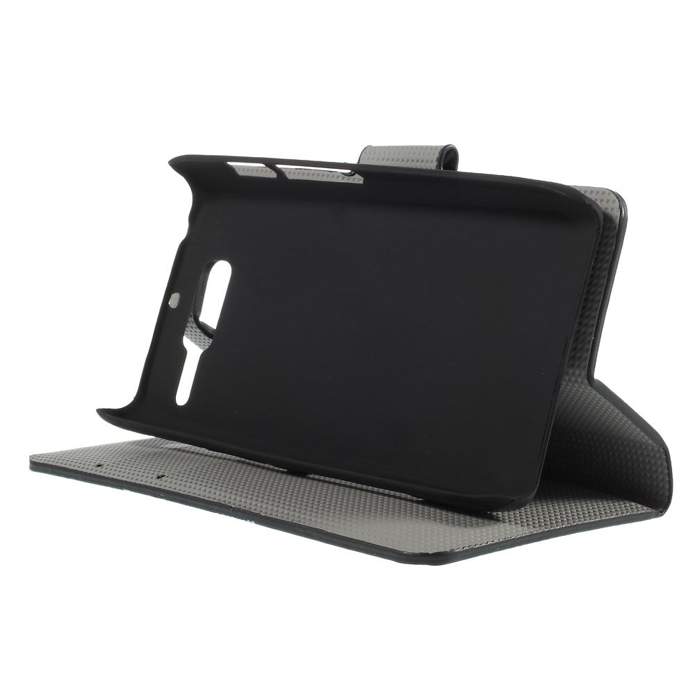 Butterfly Flower Leatherette Cover Case Stand for Motorola RAZR D3 XT919 XT920