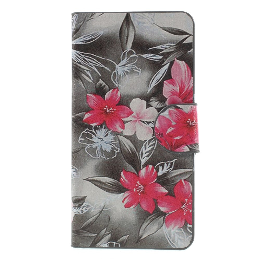 Blooming Flowers Magnetic Leatherette Case Cover for Motorola RAZR D3 XT919 XT920