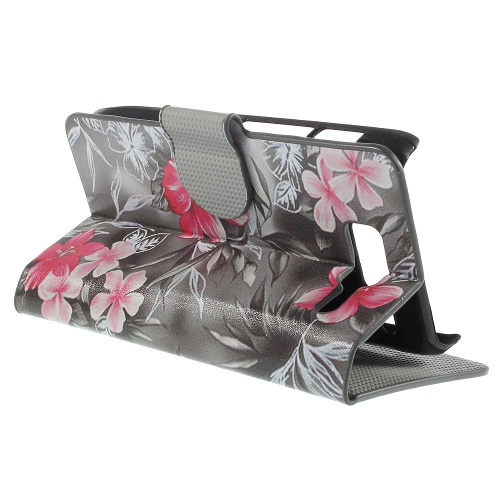 Blooming Flowers Magnetic Leatherette Case Cover for Motorola RAZR D3 XT919 XT920