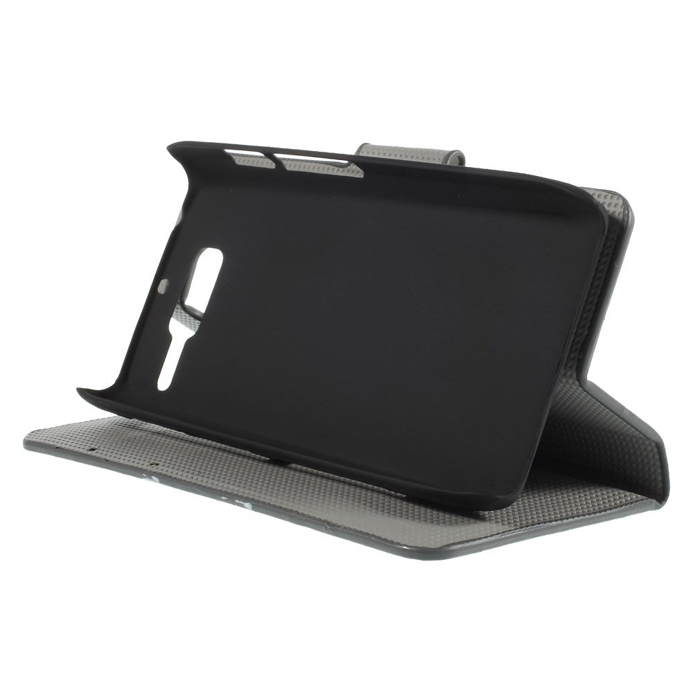 Love Owl Family Magnetic Flip Leatherette Cover for Motorola RAZR D3 XT919 XT920