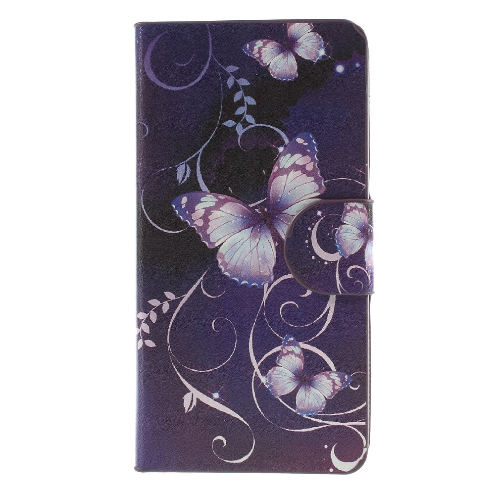 Butterflies Vine Leatherette Case Stand Card Slots for Motorola RAZR D3 XT919 XT920