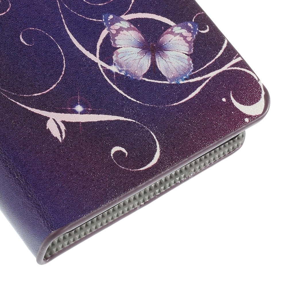 Butterflies Vine Leatherette Case Stand Card Slots for Motorola RAZR D3 XT919 XT920