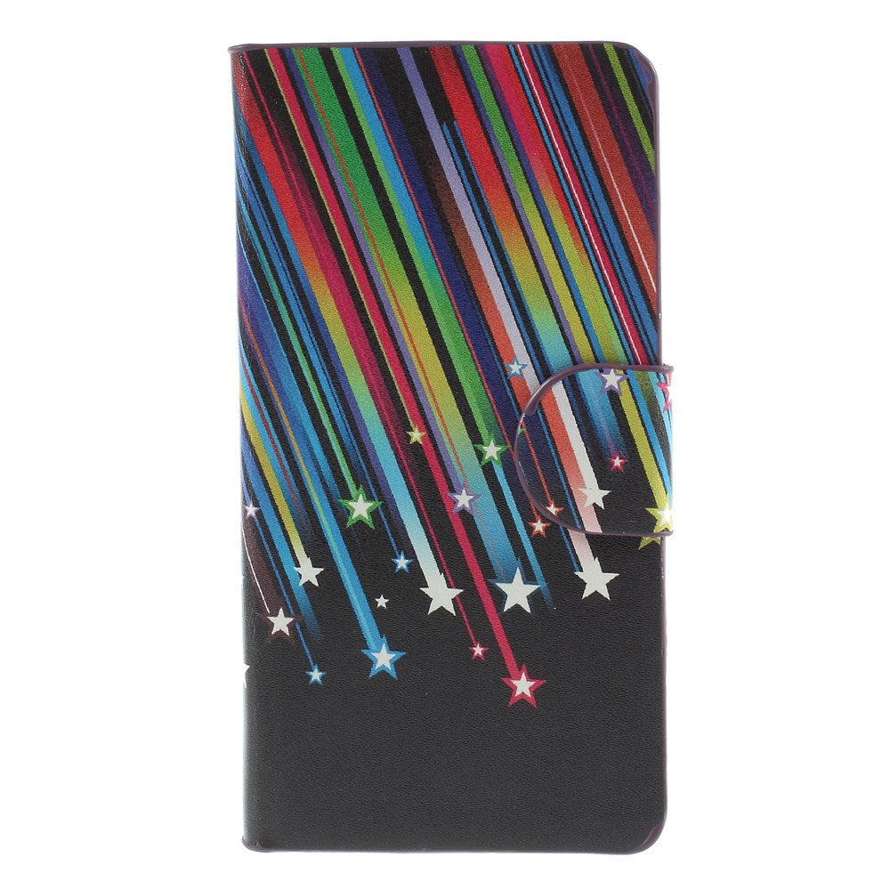 Meteor Shower Leatherette Case Cover Card Slots for Motorola RAZR D3 XT919 XT920