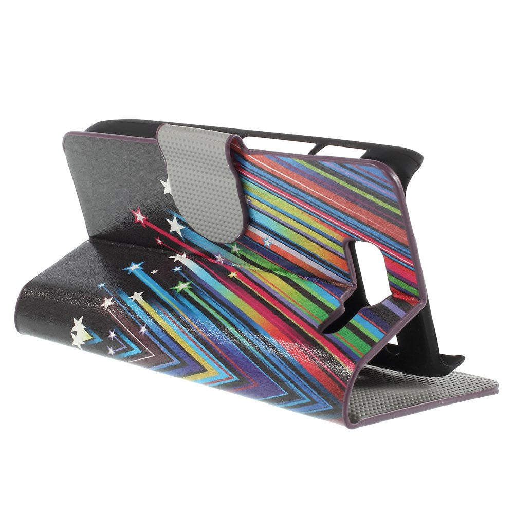 Meteor Shower Leatherette Case Cover Card Slots for Motorola RAZR D3 XT919 XT920