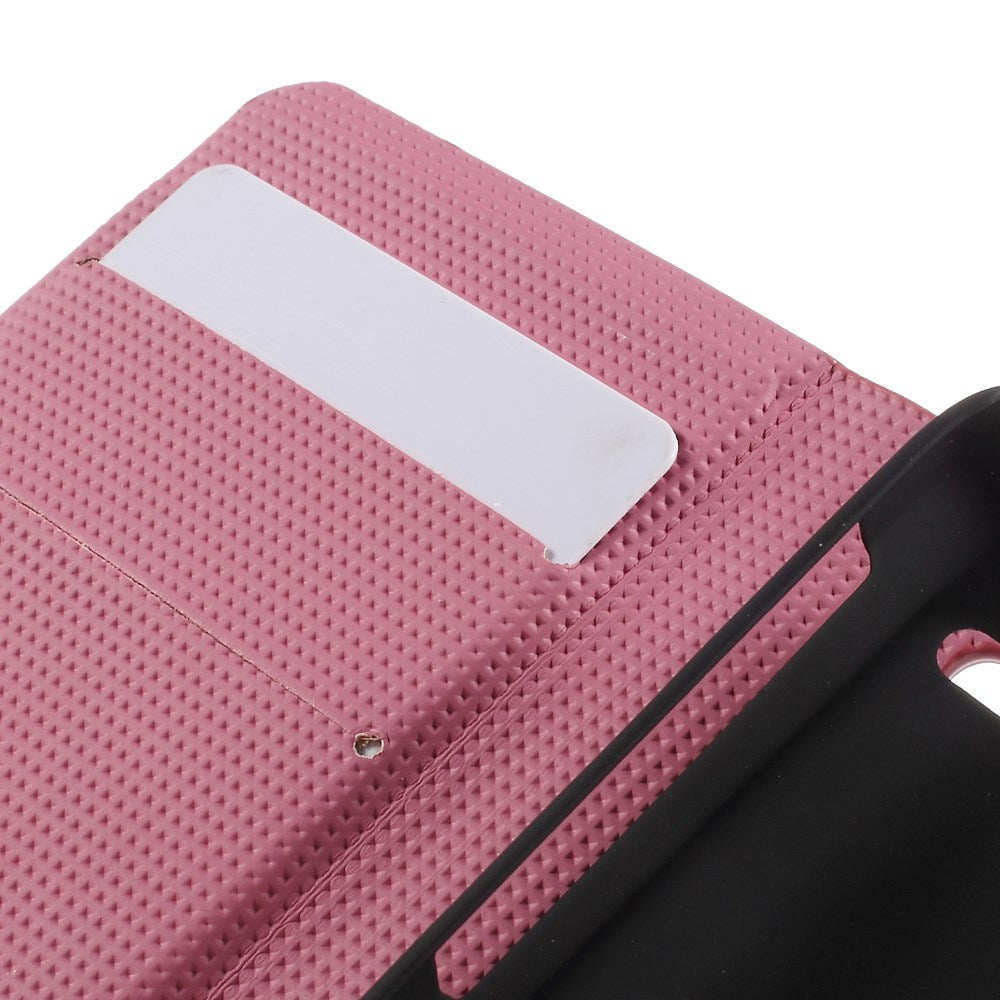 Purple Flowers Stand Leatherette Cover for Motorola RAZR D3 XT919 XT920