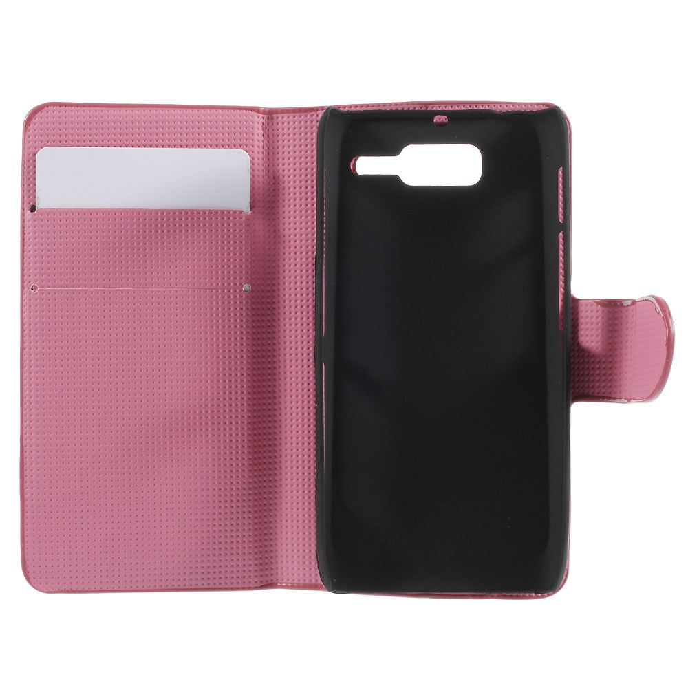 Butterflies Circles Magnetic Leatherette Case Shell for Motorola RAZR D3 XT919 XT920